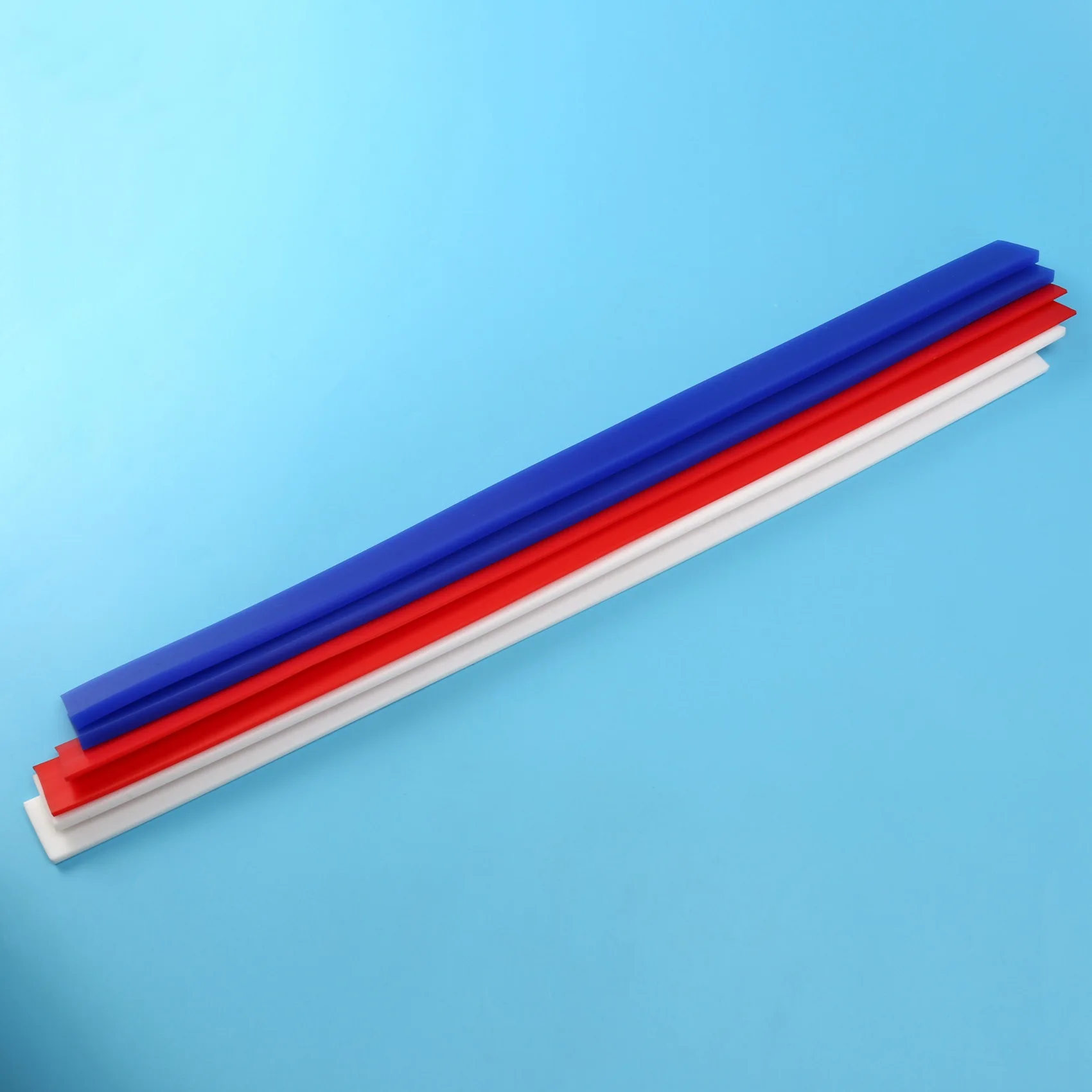 ABZC-Silicone Measuring Dough Thickness Strips 18Inch,Rolling Pin Guides Set,Spacers Sticks For Baking,Pizza,Pastry,3 Size