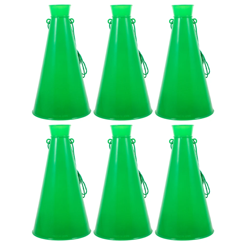 

6pcs Cheering Prop Noise Maker Megaphone For Party Sports Fan Accessories Loud Sound Amplification Portable Lightweight Cheer