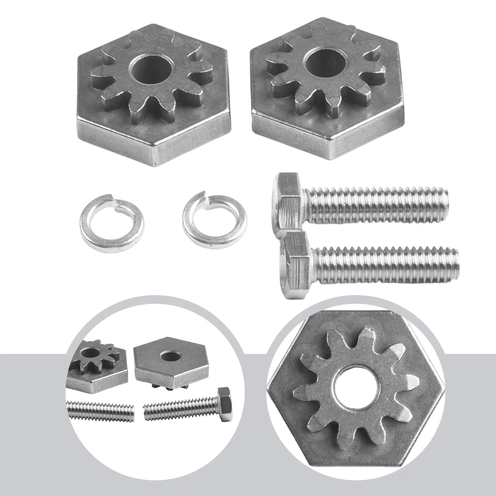 High Quality Practical Useful Lawn Mower Part Deck Adjustment Gear Metal For Craftsman For Husky For Troy-Bilt