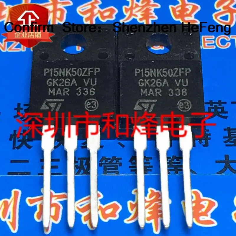 5PCS-10PCS STP15NK50ZFP P15NK50ZFP  TO-220F 500V 14A New And Original On Stock Really Stock Best Quality