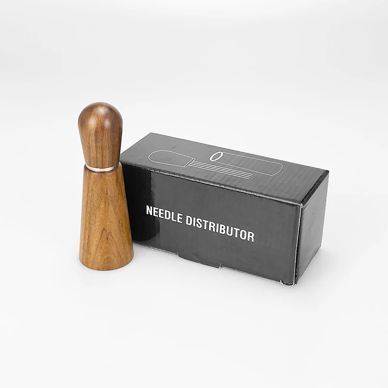 Coffee WDT Tools Needle Distributor Stainless Steel Powder Stirrer With Wooden Stand Espresso Maker Accessories Barista Tools