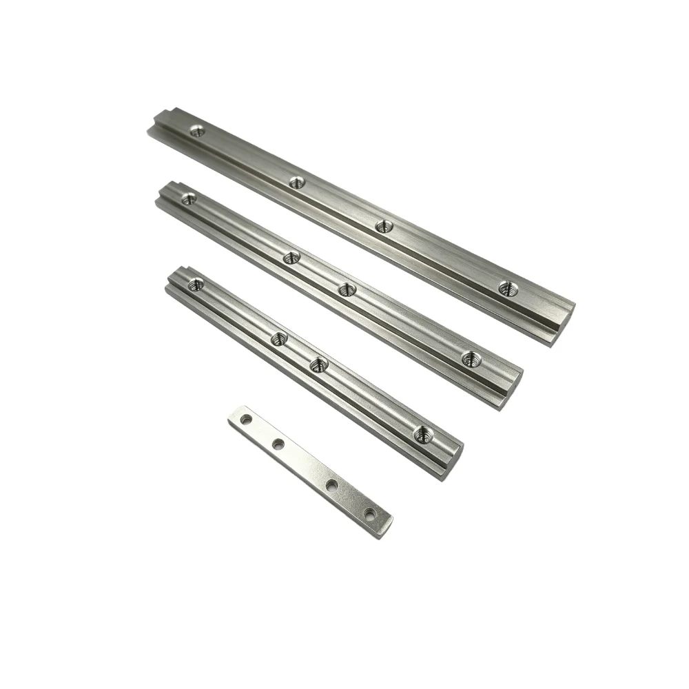 1/2/5pcs Straight Joint Inside Connector Strip V-Slot T-Slot Joiner For 2020 3030 4040 4545 Aluminum Profile With Screws