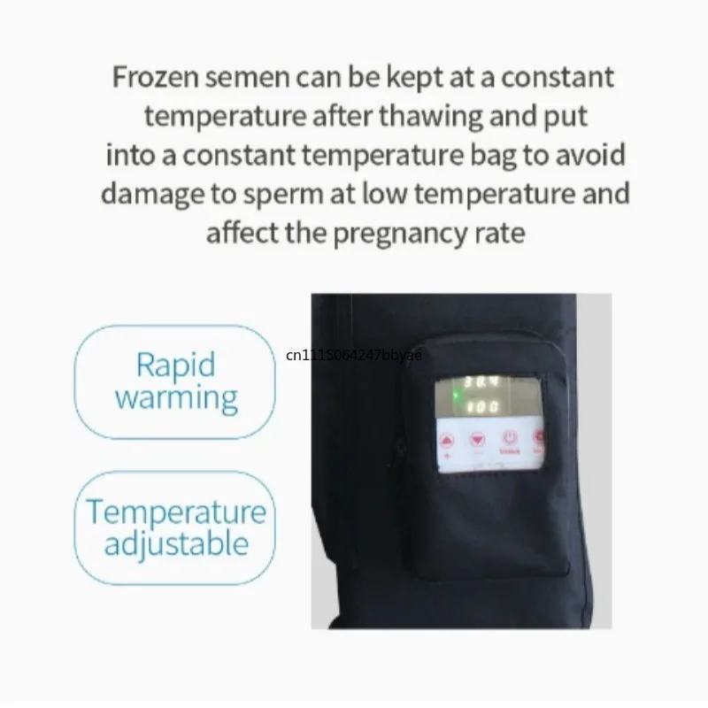 For Portable Constant Temperature Insulation Bag For Pig Cattle Artificial Insemination Gun Insemination Equipment