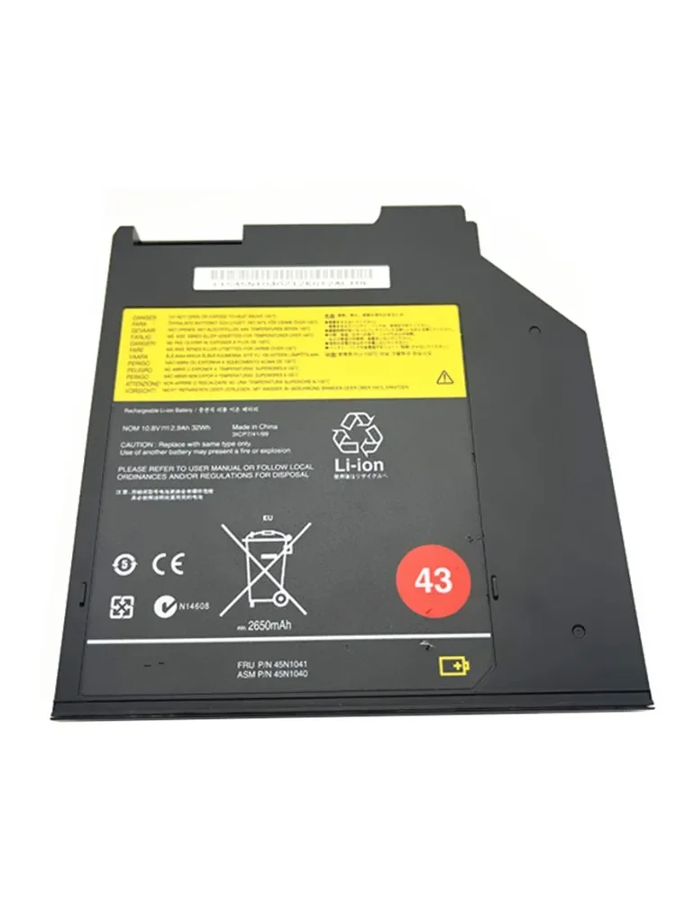 Imagem -05 - Bateria do Portátil Lenovo Thinkpad 10.8v 32wh 45n1040 45n1041 T400 T400s T500 R400 R500 W500 T420s T410s T430s