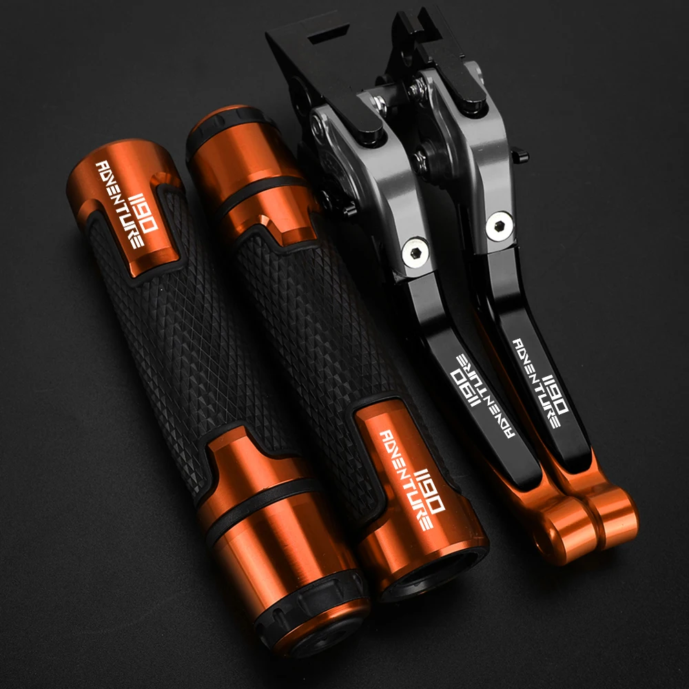 

Motorcycle Aluminum Accessories Adjustable Brake Clutch Levers Handle bar Grips FOR 1190AdventuRe 1190 AdventuRe 2013-2016 2015
