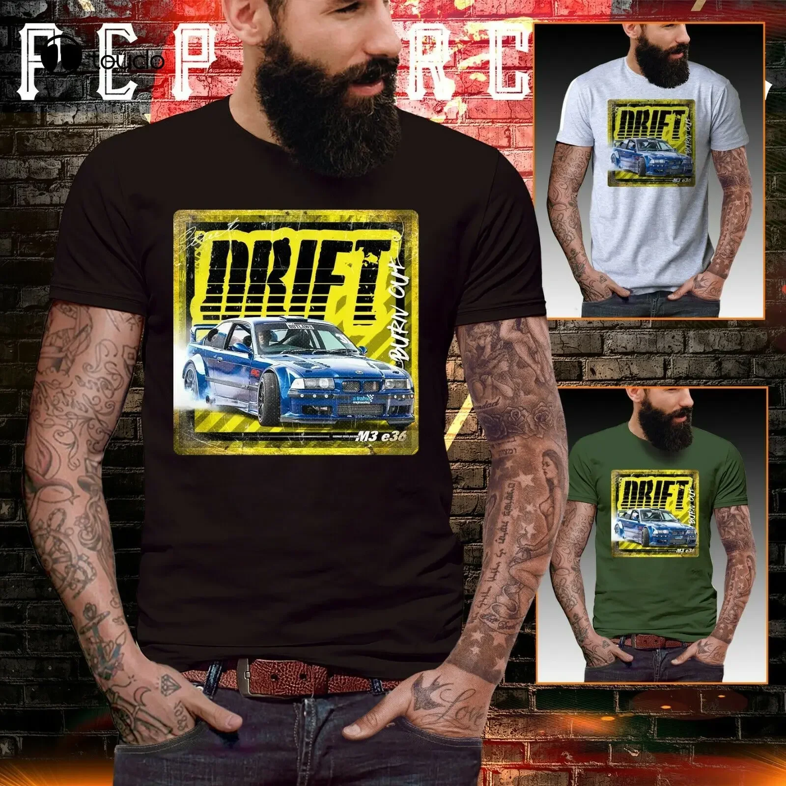M3 E36 Beamer T Shirt Drift Gpa Petrol Head Boy Racer World Touring Grand Prix