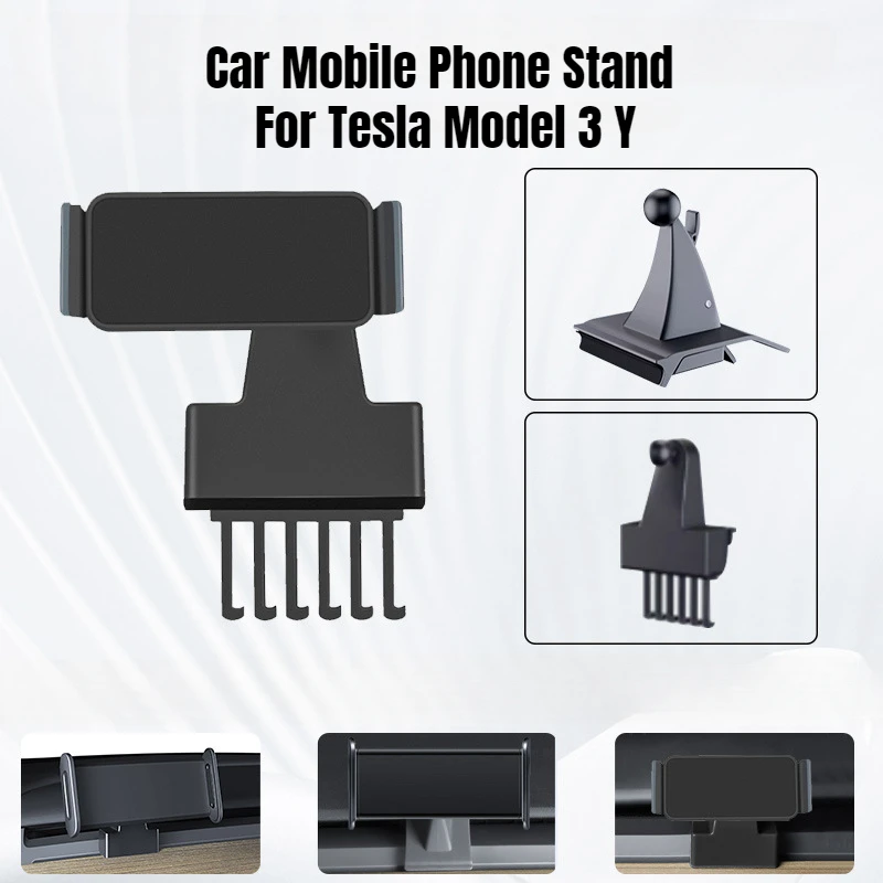 

Подставка для телефона на приборную панель Tesla Model 3 Y стандартное Крепление для планшетного ПК Автомобильный Электрический кронштейн GPS Поддержка автомобильные аксессуары