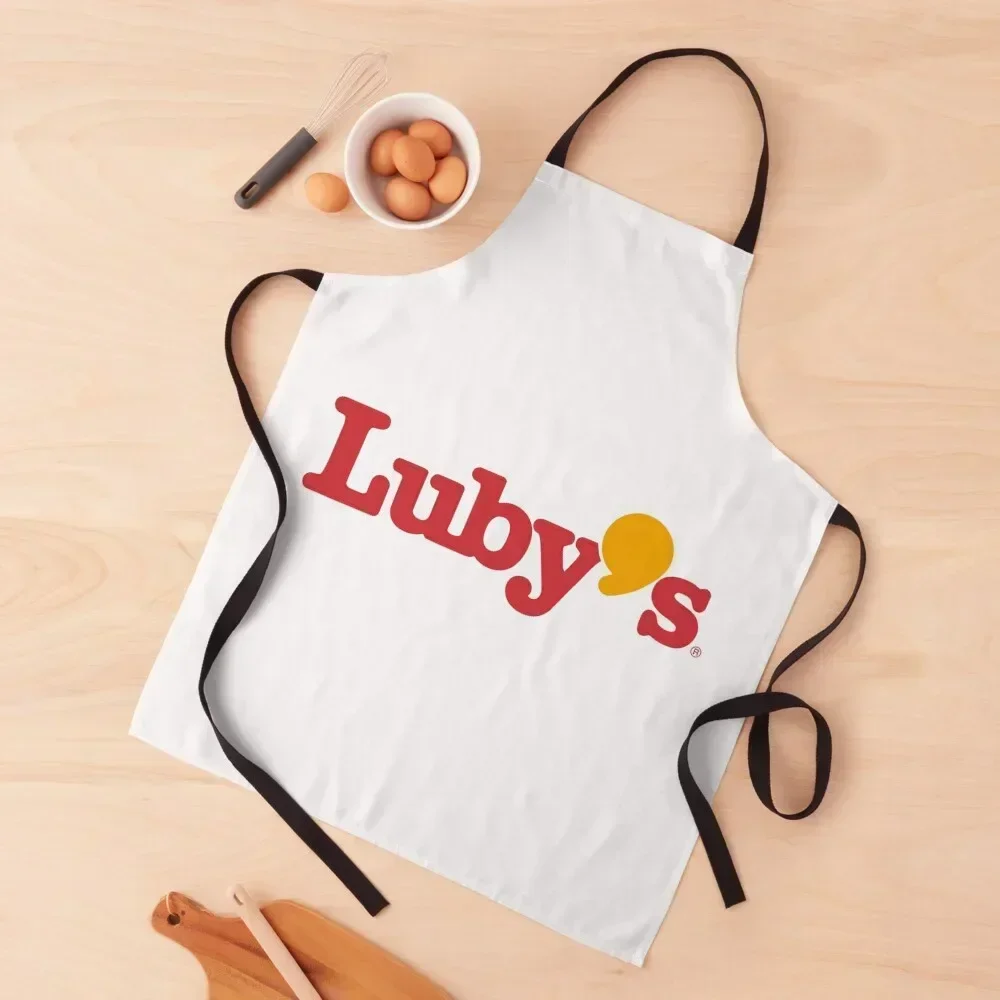 

design Luby's restaurant logo Apron Teacher for women with pocket Kitchen Apras For Women Apron