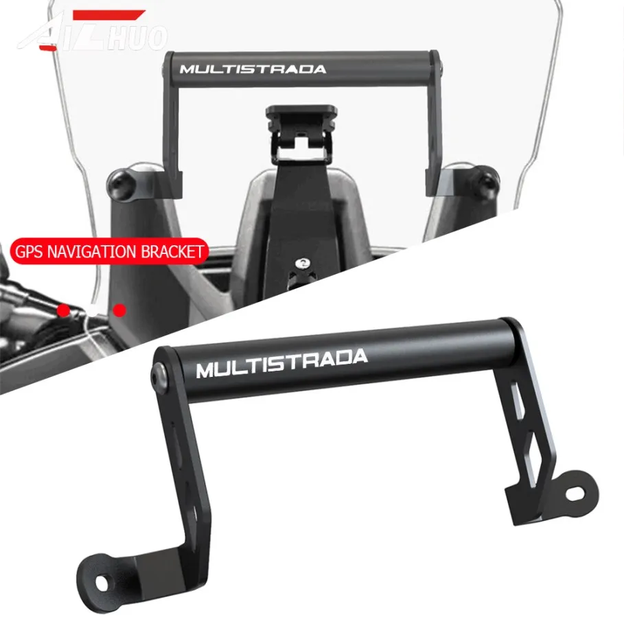 

For Ducati Multistrada 1200 / 1260 / 950 / V2 2015-2022 2023 2024 Motorcycle Phone Holder Stand GPS Phone Navigation Bracket
