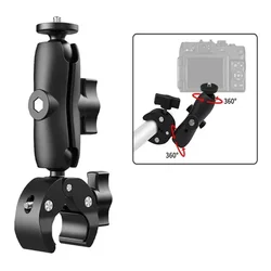 FF-14ra Accessories Mount Bundle for Insta360 X2 X3 Large Diameter 360°Double Head Rotating Bracket Clip For GoPro 11 Camera