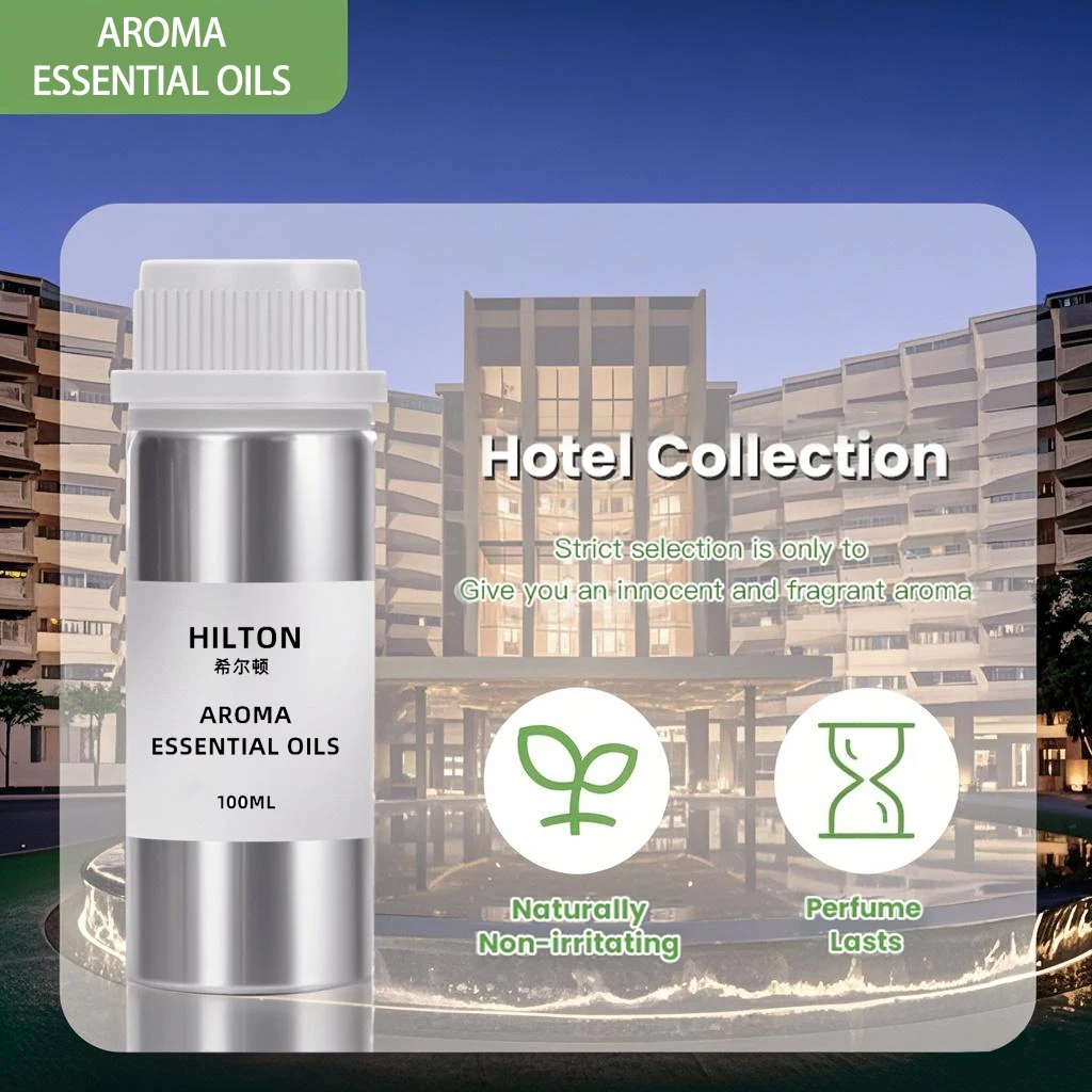 100ml Diffuser Essential Oils Hilton Fragrance Oil for Home Perfumes Hotel Aromatherapy Machine Essential Oil Diffuser Aroma Oil