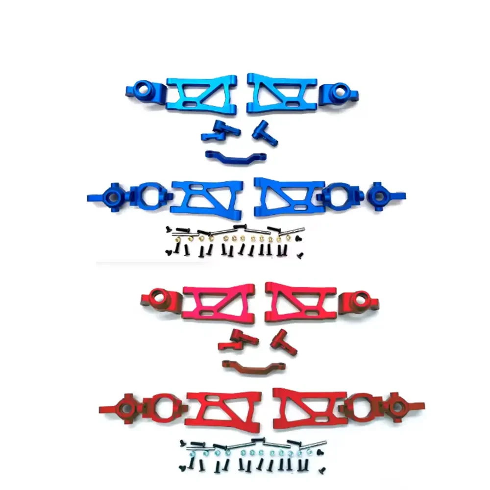 Remo Hobby Smax Metal Upgrade Parts Set, Includes Swing Arm Axle Mount C Base Steering Cup, for 1/16 RC Buggy 1631 1635