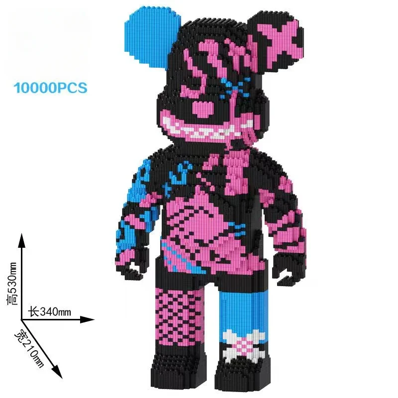 クマのビルディングブロック　でかい Amazon.co.jp: レゴのクマ クマのビルディングブロック 43cm MPIN TOY