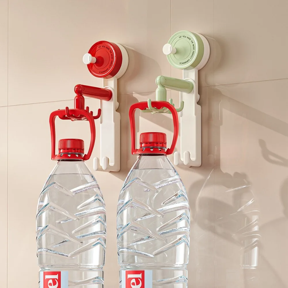 

360° Rotating 6 Claw Rotary Hook Punch-free Reusable Wall Mounted Rack Wall Hanging Save Space Universal Hook Kitchen