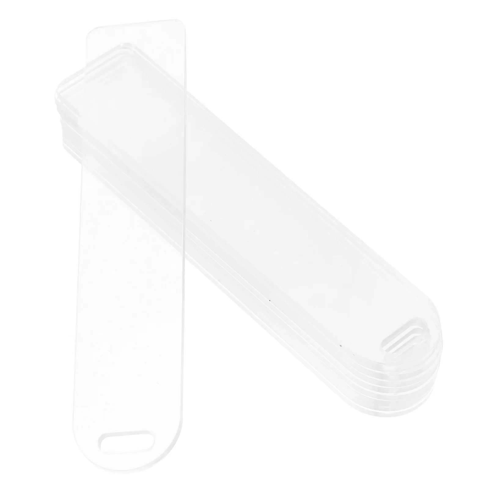 

10Pcs Blank Clear Acrylic Bookmarks Transparent Book Marks DIY Craft Supplies for Book Lovers DIY Bookmark Clear Bookmark Kids