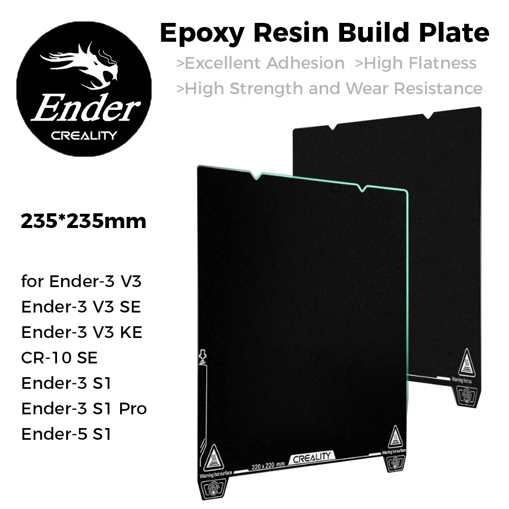 

Новая объединительная пластина из эпоксидной смолы Creality-235 × 235 мм/310*315 мм для K1 Max_Ender-3 V3/Plus Ender-3 V3 SE/KE_CR-10 SE Ender-5 S1series