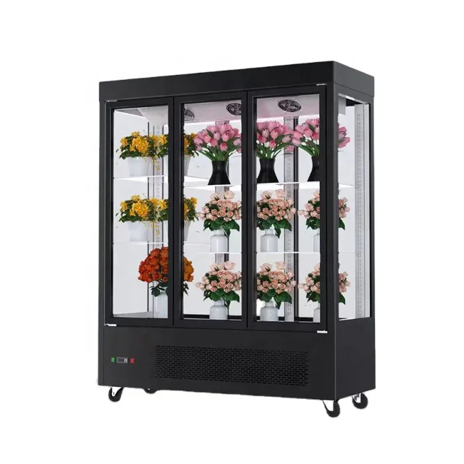#for Flower Display Cooler Flower Fridge Glass Display Flower Shop Display Fridge