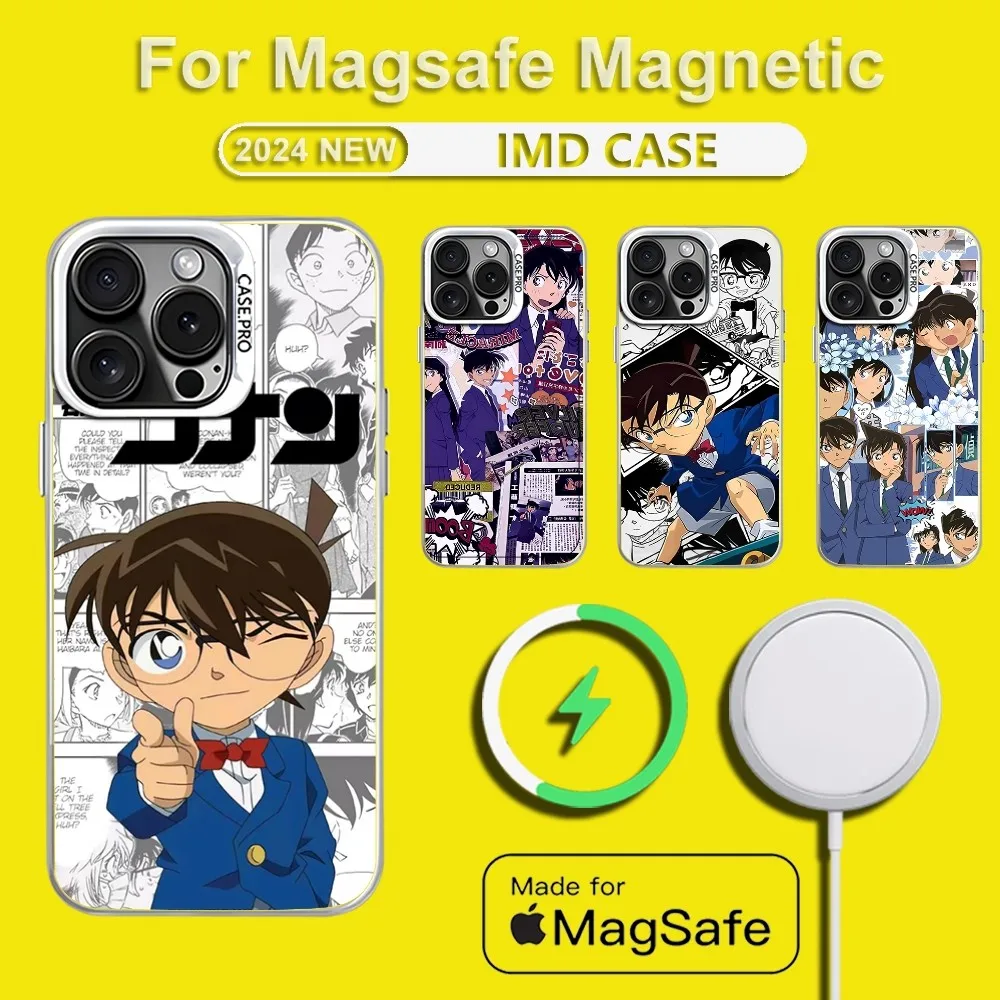 

Anime D-Detective C-Conan Phone Case For iPhone 15,14,13,12,11,Plus,Pro,Max Mini Magsafe Magnetic Wireless Charging