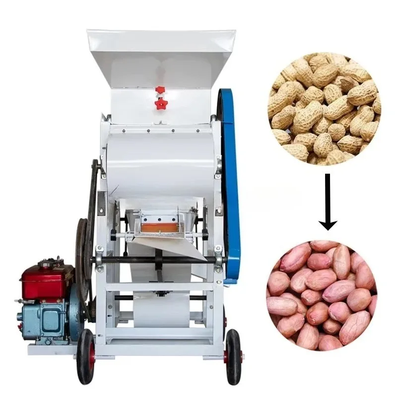 customize Small Peanut Sheller Machine Peanut Dehusking Machine Made in China