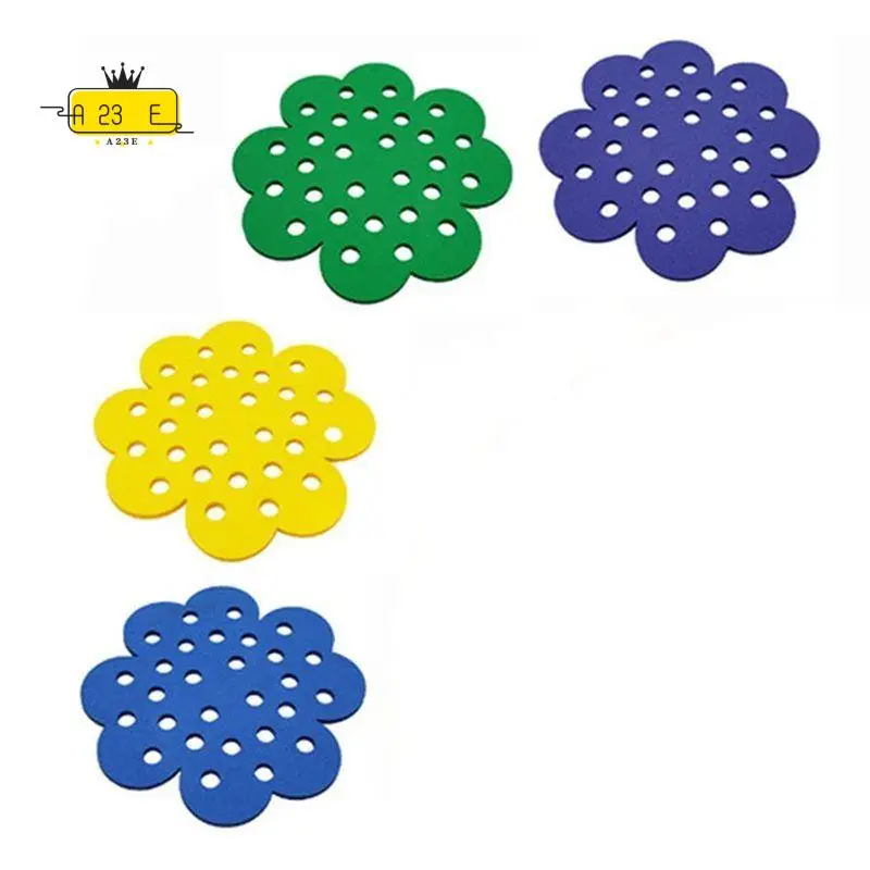 A23E-4Pcs Flower Shape Floating Bee Waterer PVC Bee Watering Station Decorative Butterfly Bee Waterer Pollinator Habitat