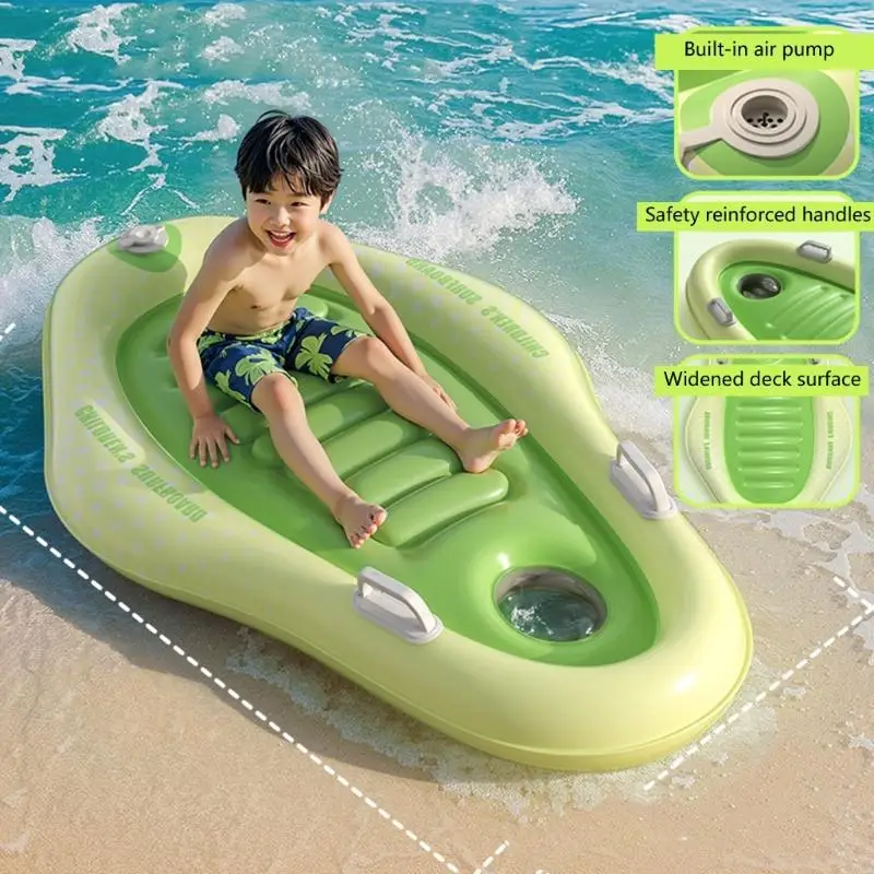 Kids Water Play Mat Quick Deflate Design Foldable Floating Device For Travel L8RB
