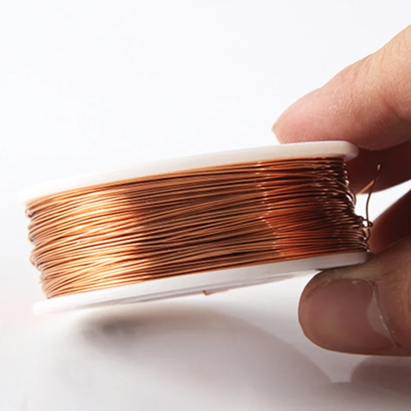 100% Pure Copper Wire T2 Copper Coil Conductive Copper Wire, Superfine Wire, 0.1 0.2 0.3 0.4 0.5 1.0 1.5 2.0~5mm 1/5M
