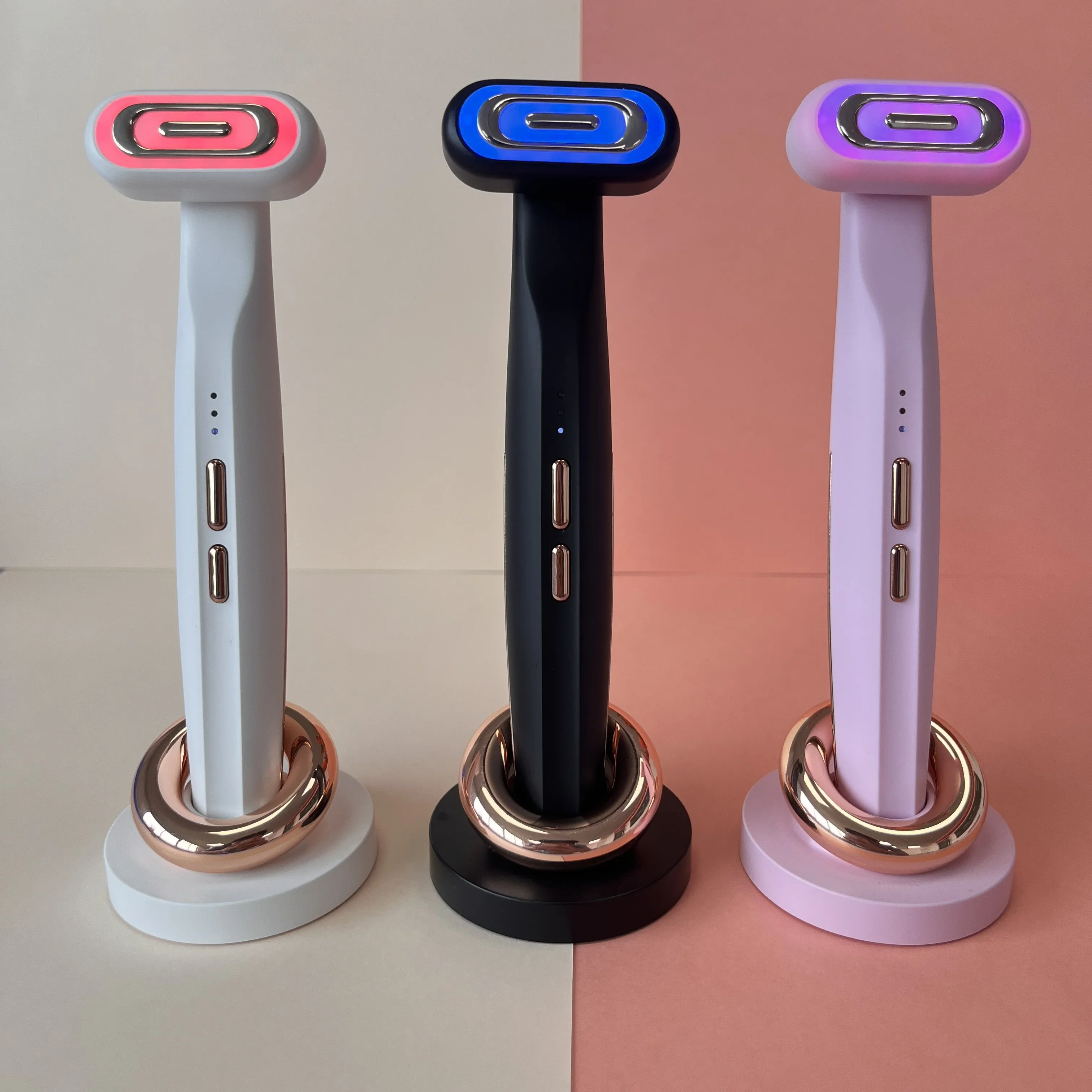 Geavanceerde 360-graden rotatie Toverstaf Oogmassageapparaat Gezichtslifting Schoonheidsapparaat Koud gezicht Oogmassageapparatuur