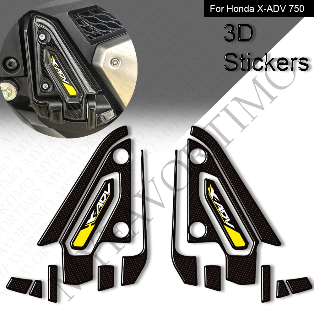 

2025 For Honda X-ADV XADV X ADV 750 Adventure Decoration Protector Stickers Decal Body Fender Shell Fairing Handguard Windshield