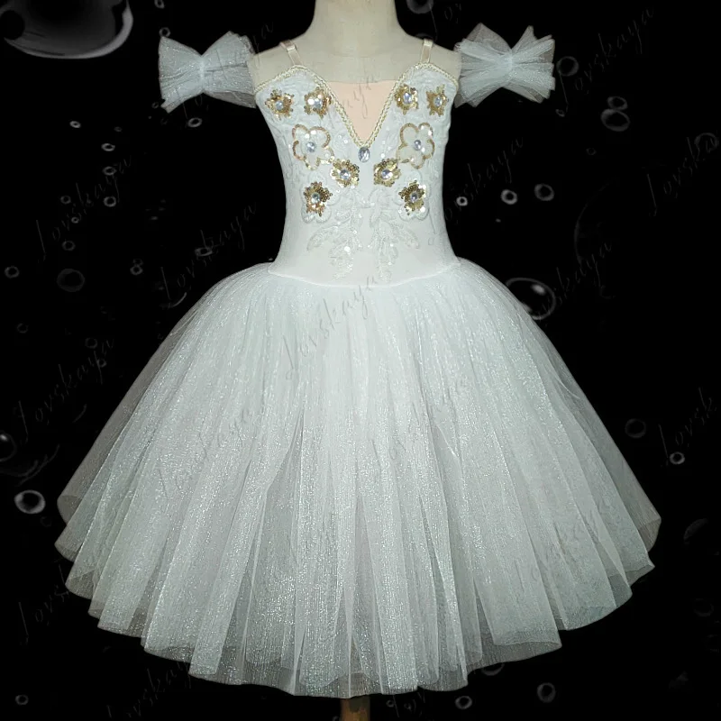 

Children's Ballet Dress, Girl's Long Chiffon Dress, Puffy Skirt, Dance Outfit, Performance Outfit, Performance Suit, Set