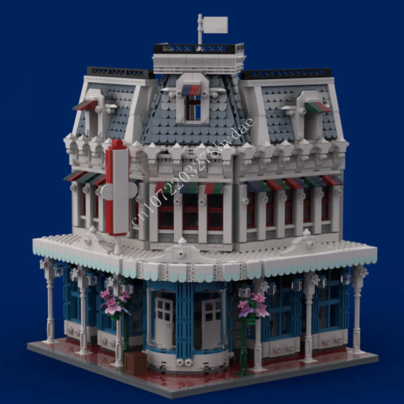 

2661 шт., волшебное королевство, конференциальные головоломки MOC Streetview, архитектура, креативная сборка, подарки на день рождения, игрушки для детей в возрасте