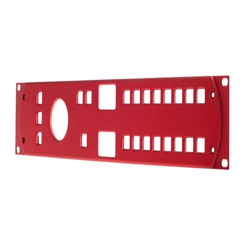 

CNC machining aluminum alloy anodizing equipment interface mounting plate Industrial control equipment front panel