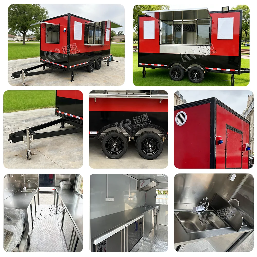 

Индивидуальный грузовик для быстрого питания, полностью оборудованный кофе, мобильный кейтеринг, прицеп для еды, тележка для мороженого, концессионный грузовик для еды на продажу