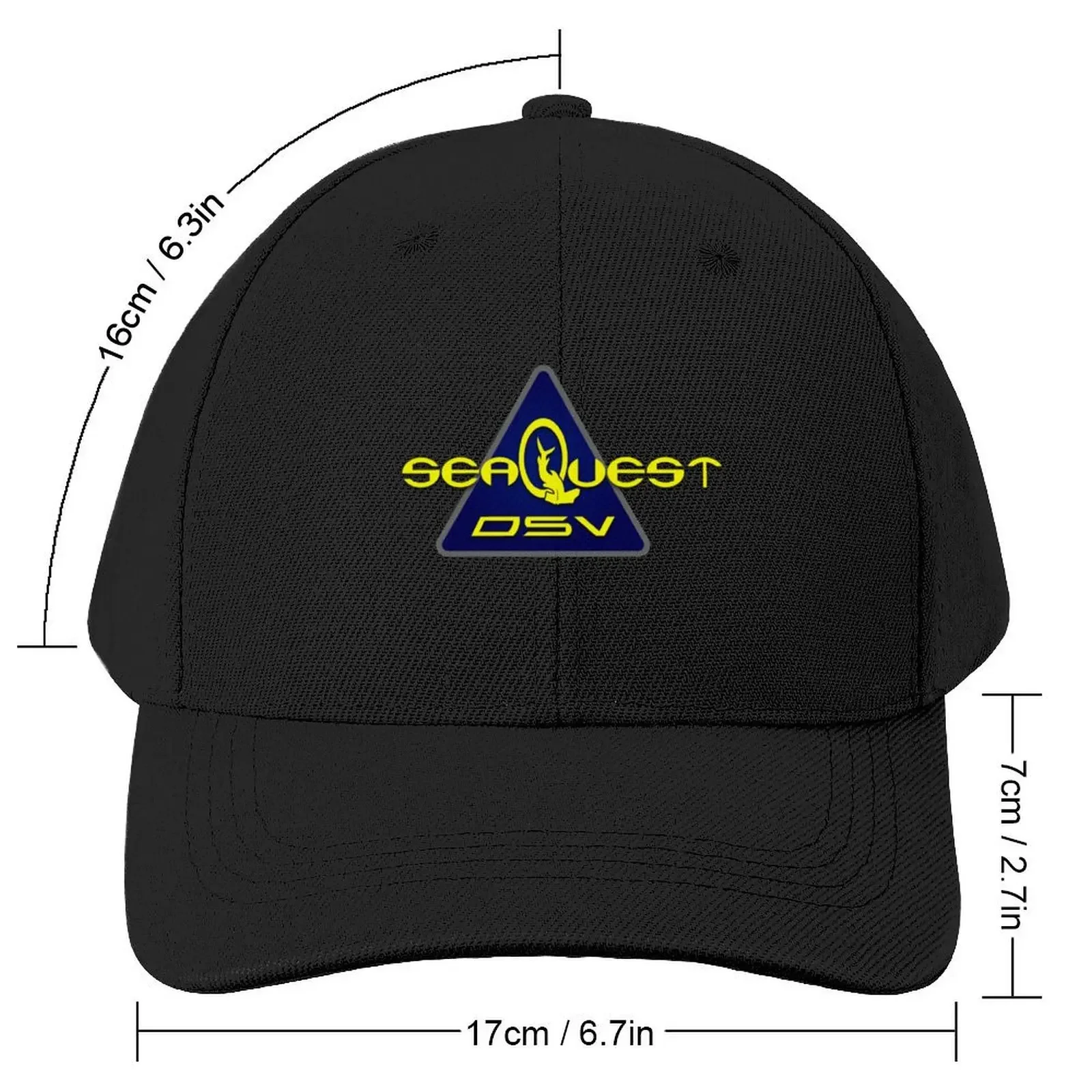 SeaQuest DSV logo Classic T-Shirt Baseball Cap party Hat Horse Hat Sun Cap Thermal Visor Elegant Women's Hats Men's