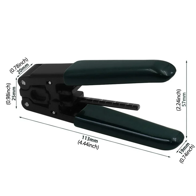 1 PCS Leather Wire Optical Fiber Stripper Optical Fiber Stripper Optical Cable Stripper Cold Joint Tool