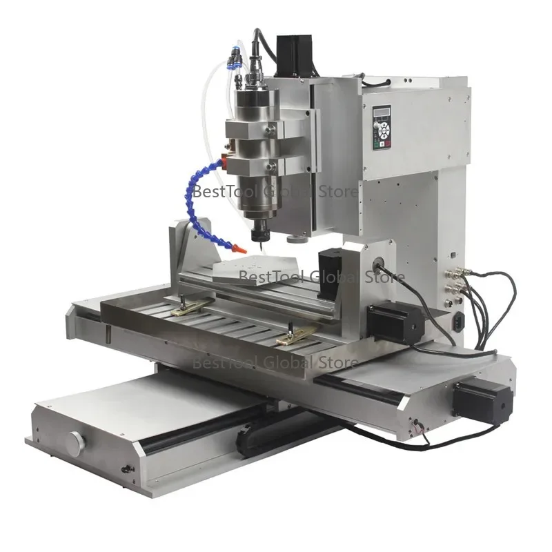 1500W 2200W 5 Axis CN-C Router Engraving Machine With Ball Screw C-NC Pillar Type C-NC Wood Aluminum Copper M-etal Milling Mach