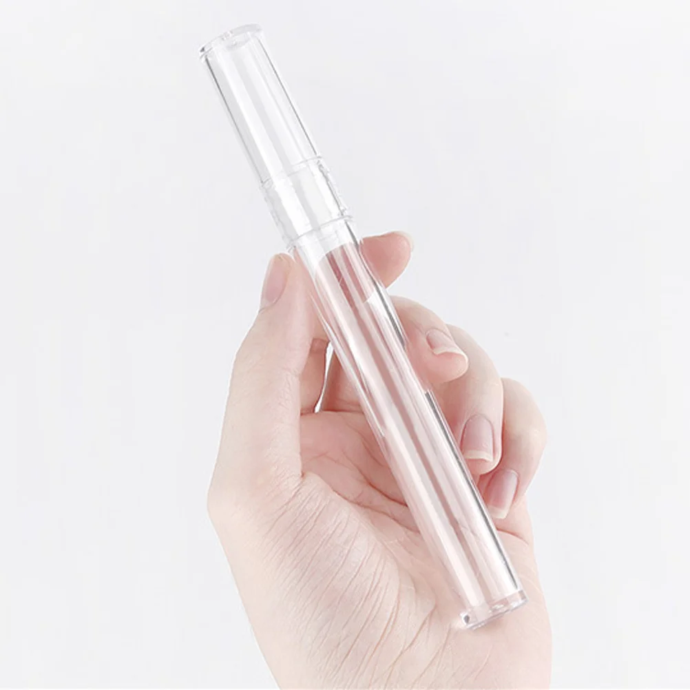 10 قطعة رمش Forcep أنبوب تخزين شفاف Abs البلاستيك إبرة المنظم صغيرة مريحة للملاقط حب الشباب إبرة حامل