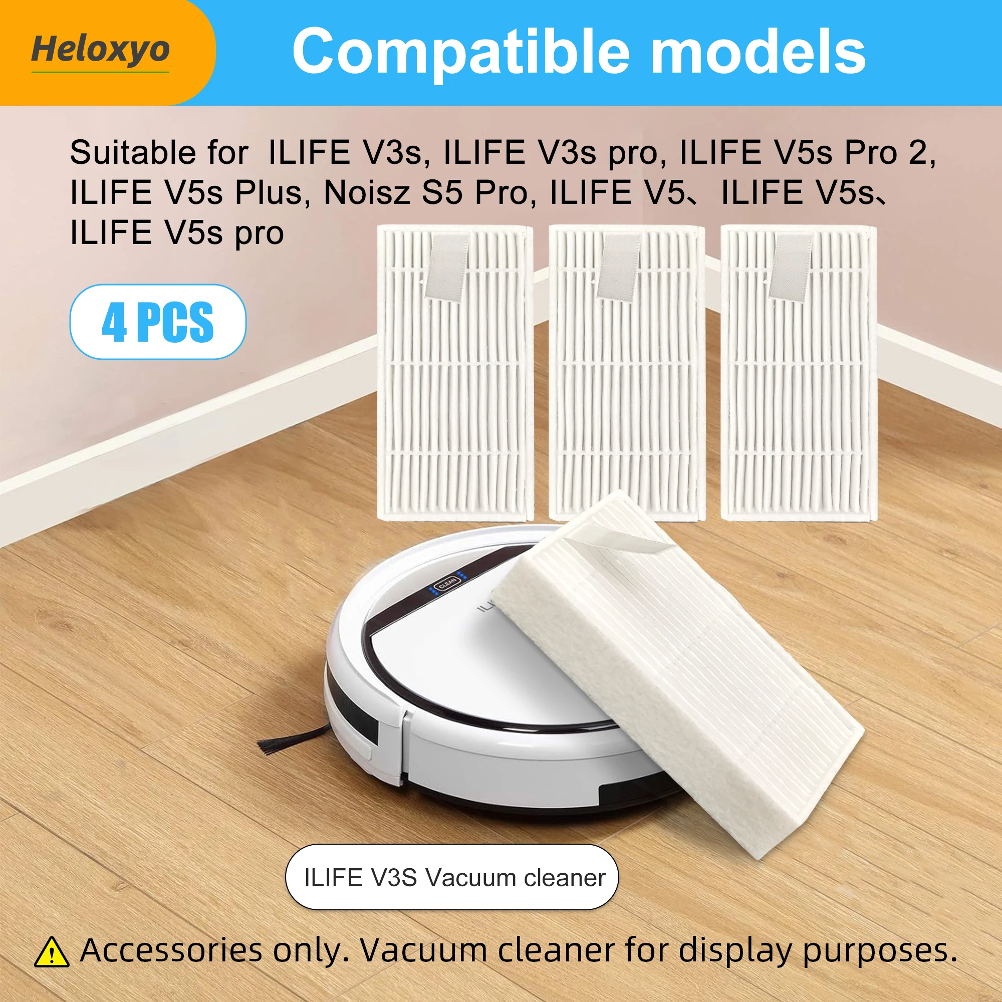 HEPA-Filterersatz für V3, V3S, V3S Pro, V5, V5S, V5S Pro Roboterstaubsauger HEPA-Filterersatz für V3, V3S, V3S Pro, V5, V5S, V5S Pro Roboterstaubsauger