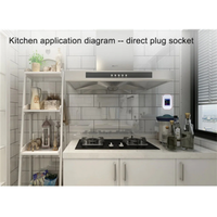 JABS-Tuya Smart Life Natural GAS CO Leak Carbon Monoxide Detector WIFI CH4 Methane Combustible Leakage Coal Alarm Sensor