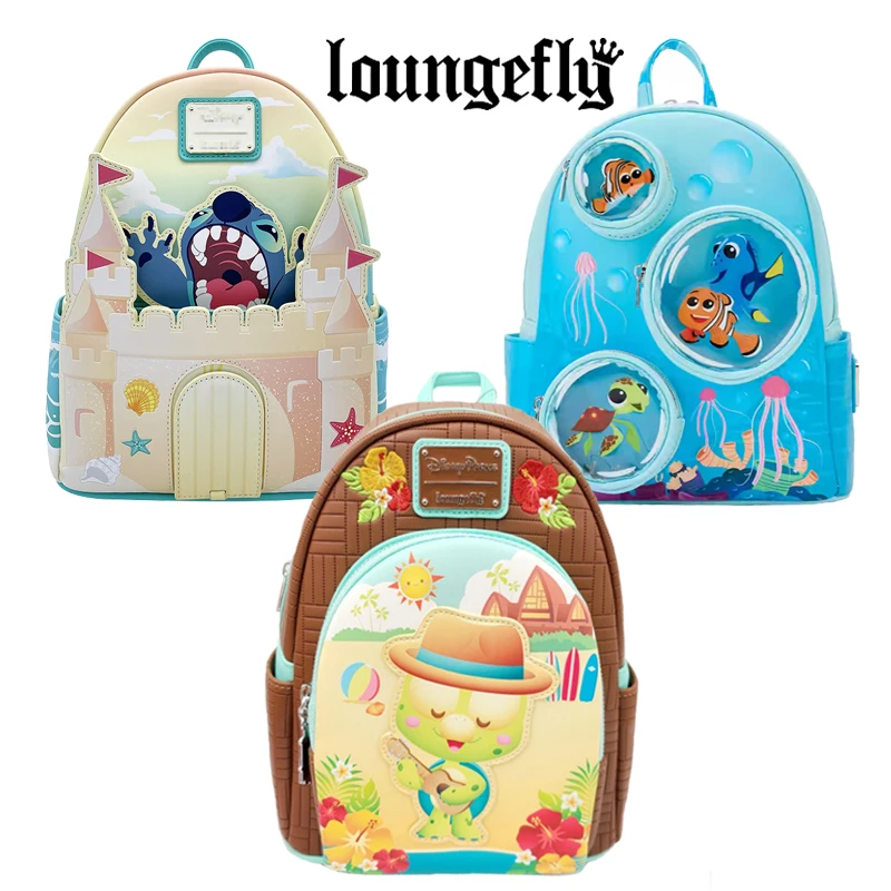 

NEW Disney Parks Loungefly Mini Backpack Olu Mel Turtle Duffy Bag
