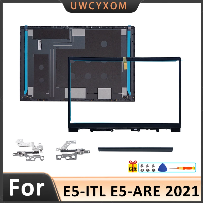 

Замените чехлы для ноутбуков E5-ITL E5-ARE 2021, задняя крышка ЖК-дисплея для ноутбука, верхний чехол/крышка рамки/шарнир/крышка на петлях