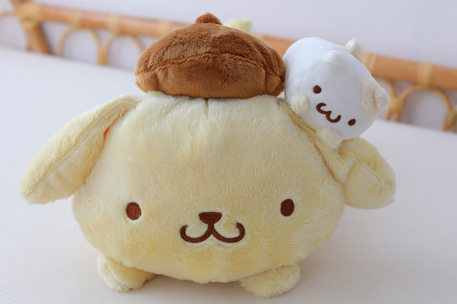 سانريو البوب البوب بورين محشوة دمية الكلب البوب البوب بورين الأنسجة صندوق ألعاب من نسيج مخملي سيارة الديكور الكرتون الأنسجة التعبئة والتغليف فتاة هدية