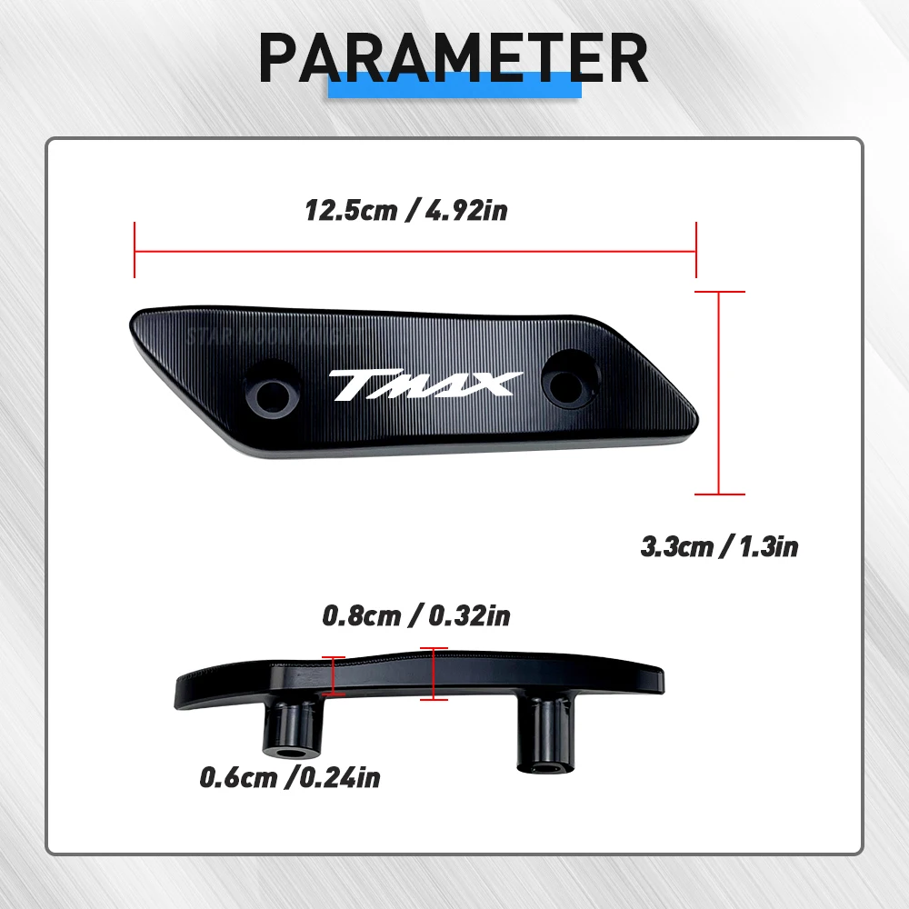 TMAX560 Rear View Cover For Yamaha TMAX 560 Tech Max 2022-2024 Scooter Accessories Side Mirror Cap