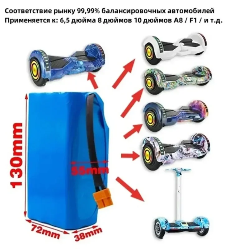 Batterie au Lithium Rechargeable originale 36v 4,4ah 10S2P 4400mAh 18650 pour Scooter électrique (4,4Ah/6.0Ah/7.0Ah/12.0Ah)