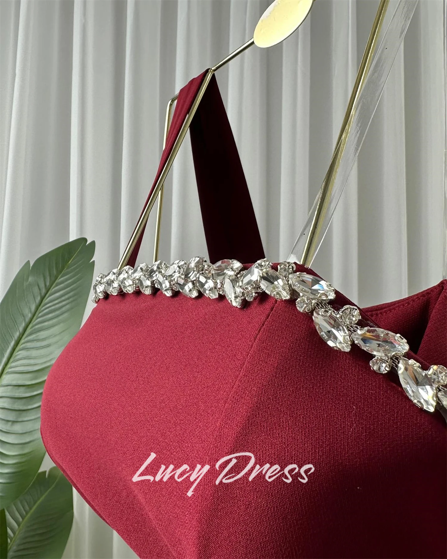 루시 맞춤 이브닝 드레스 여성 생일 드레스 럭셔리 2025 웨딩 게스트를위한 파티 드레스 우아한 인어 드레스의 새로운