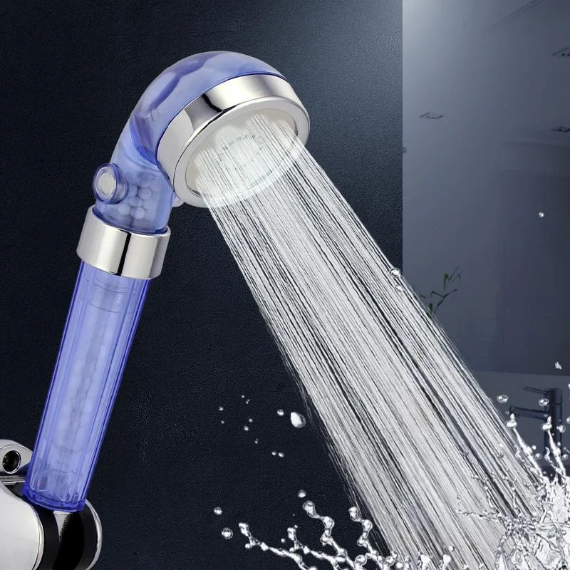 Zhangji NEW 3-Stage Filtering Rain Shower Head High Pressure Water Saving Handheld Showerhead Portable Bathroom Accessories Sets