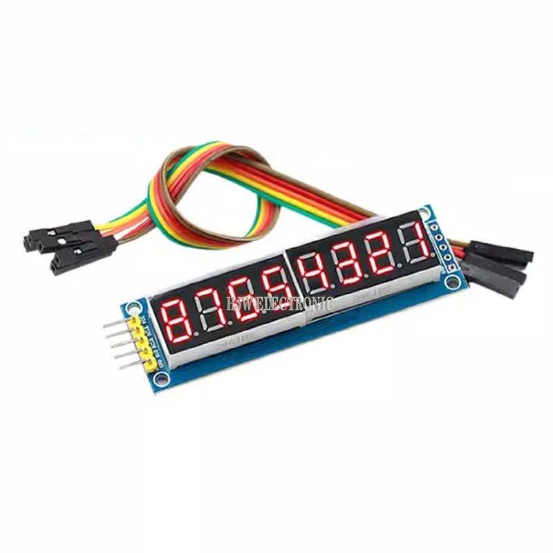 TM1637 4 Bits / TM1638 / 74HC595 8 bit Digital LED Display Module 7 Segment 0.36Inch Clock RED Anode Tube Four Serial Driver