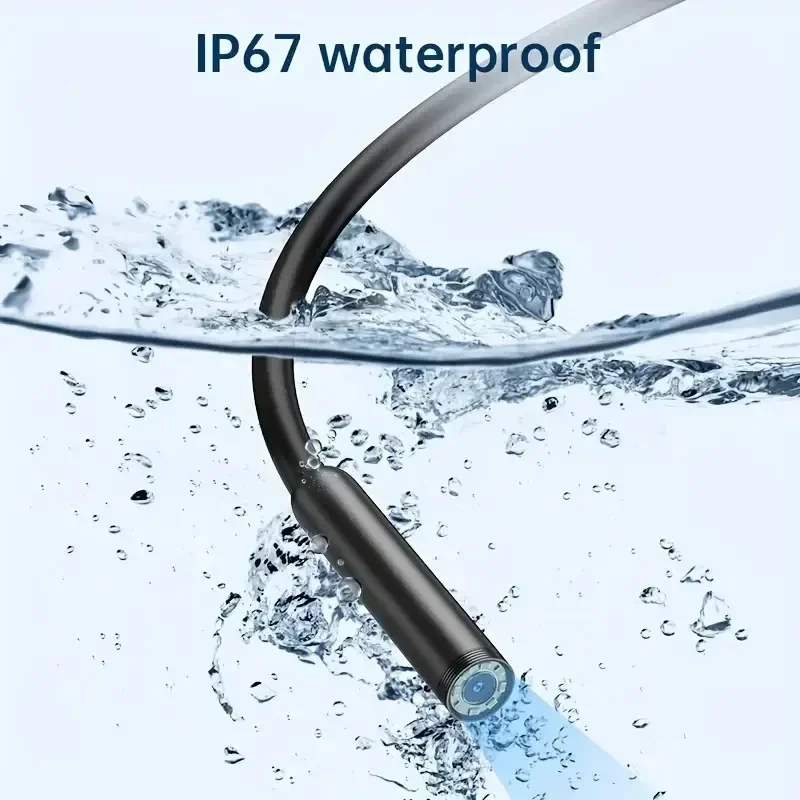 Micro USB Tipo C Borescope Mini Câmera, Endoscópio Android, LED à prova d\'água, Inspeção de carro, HUAWEI, Xiaomi