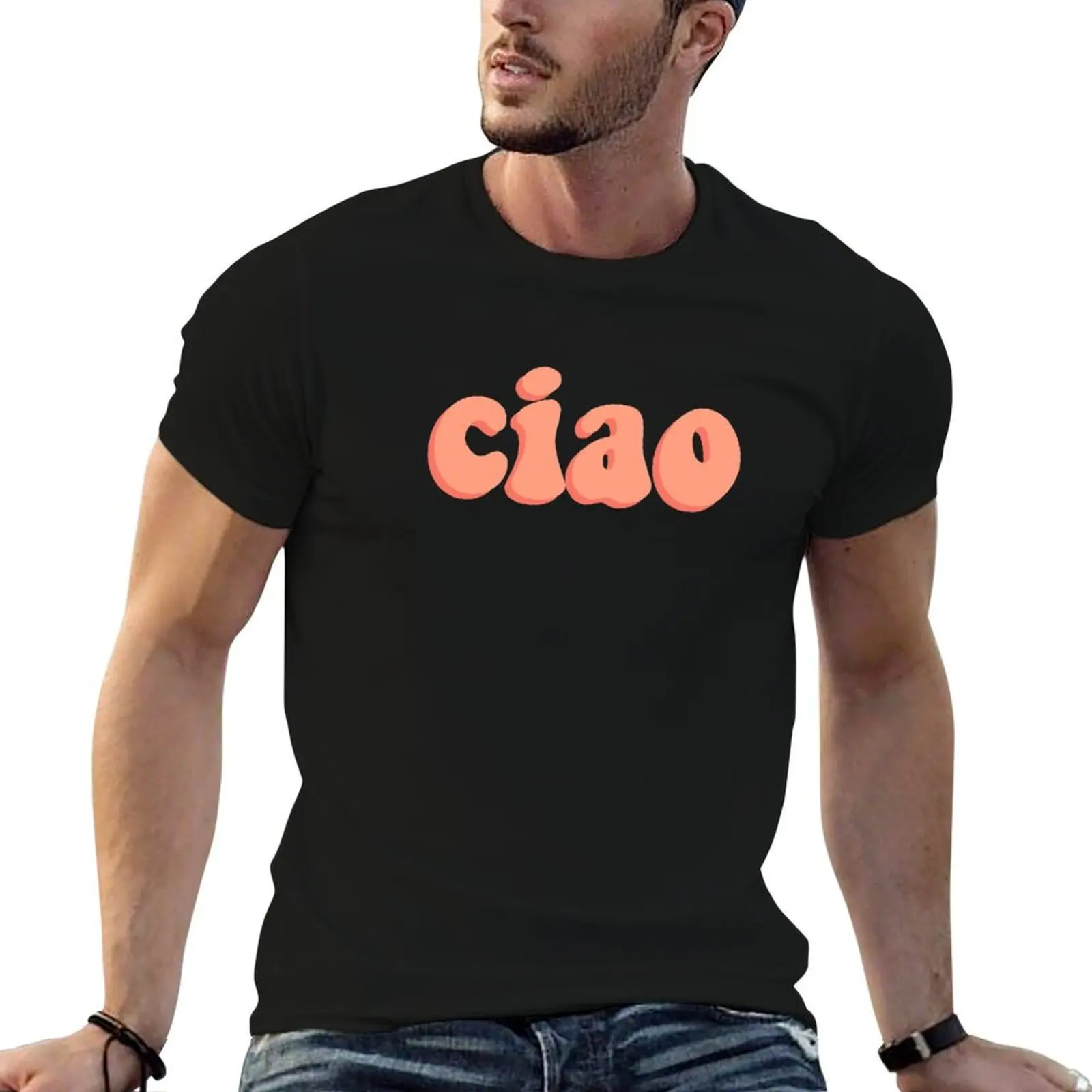

Ciao T-Shirt t shirts designer t shirt men 100% cotton luxury brand graphic t shirts for man T-shirt