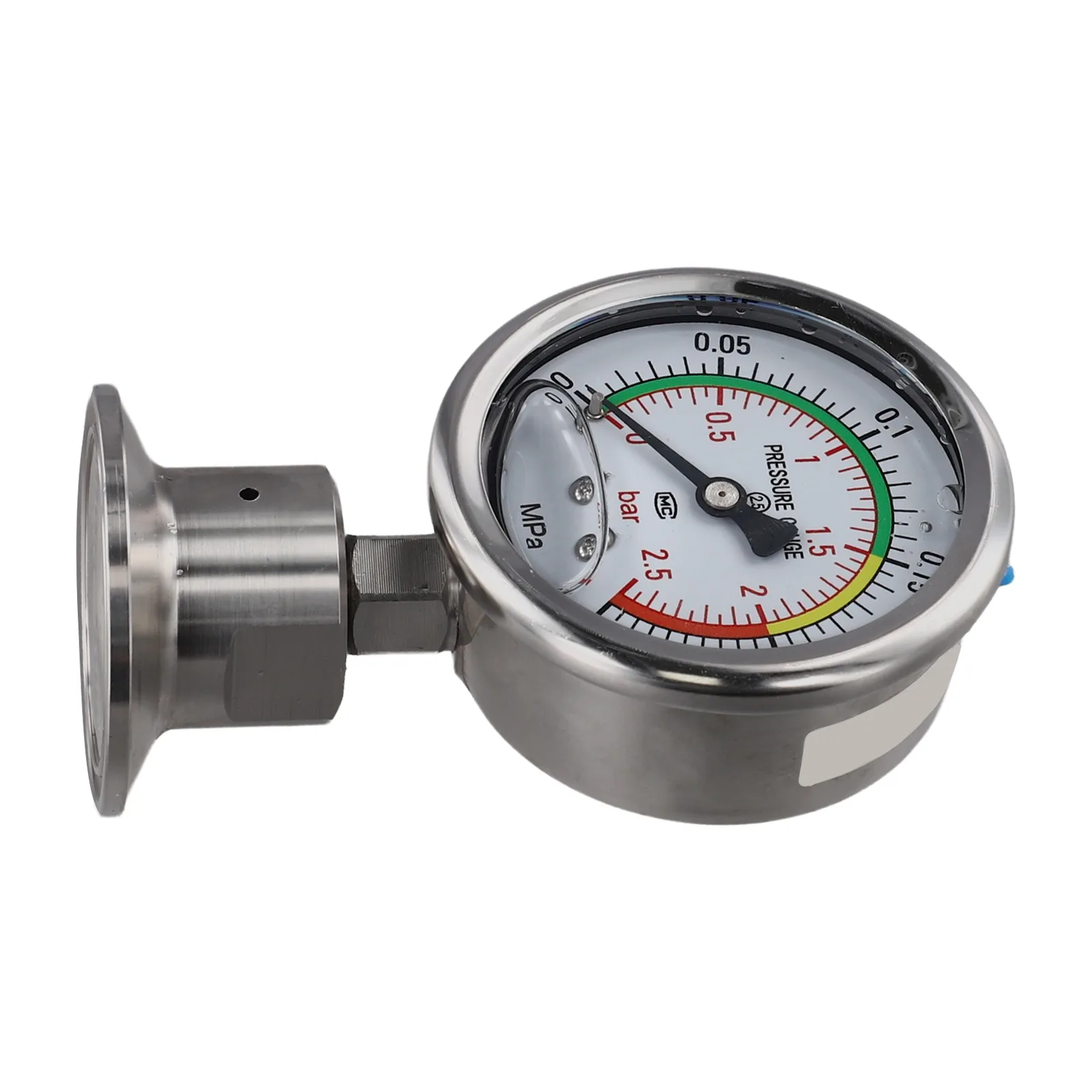 Sanitary Diaphragm Pressure Gauge YTP60 Solution for Low Pressure Monitoring up to 0 25MPa in Various Industries