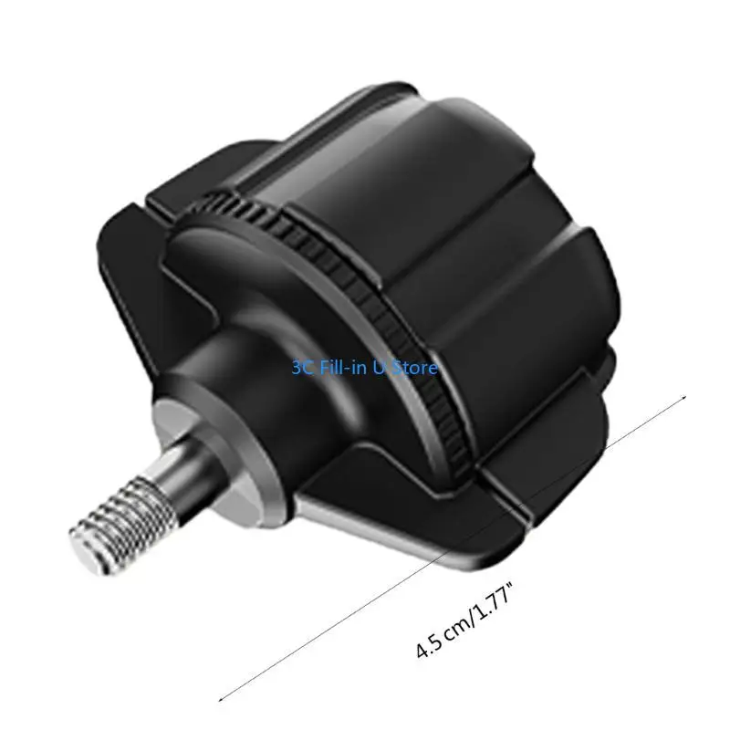 G8TA Multifunctional 17mm Sphere Joint to 1/4" Screw Adapter Plastic Connector used for Phone Accessories & Camera Mounts